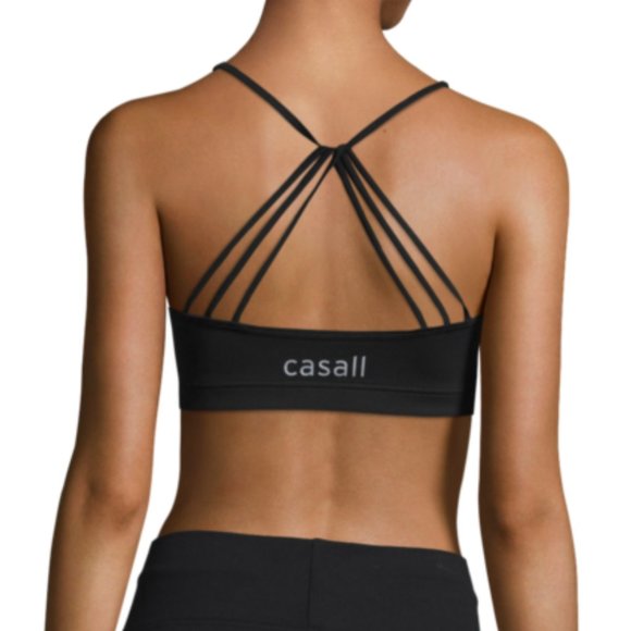 👋NWT Casall Dashing Sports Bra Black Size Small